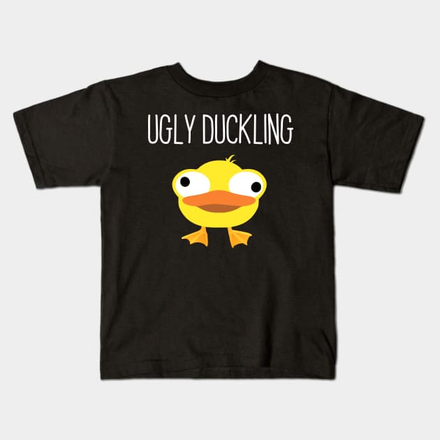 The Ugly Ugliest Duckling Face Kids T-Shirt by DesIndie